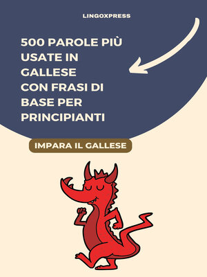 cover image of 500 Parole Più Usate in Gallese con Frasi di Base per Principianti